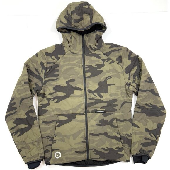 Truewerk Mens Woobie Hoodie Full Zip Jacket Size Medium Camo Tactical Workwear - Picture 1 of 14